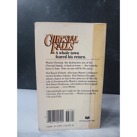 Chrystal Falls The Bad And The Beautiful By Caroline B. Cooney Paperback - Picture 9 of 10